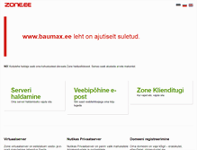 Tablet Screenshot of baumax.ee